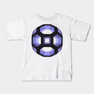 gmtrx lawal v2 skeletal truncated octahedron Kids T-Shirt